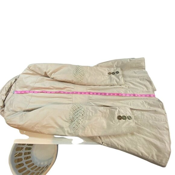 PINDAI Lady's Collection Button Up Coat Tan Juniors L C-7 - Picture 7 of 8